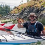 sea kayaking and found a crab near Quadra Island BC