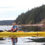 sea kayaking near Quadra Island BC