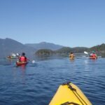 kayaking in johnstone strait, british columbia canada